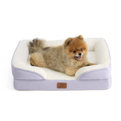 Bedsure Orthopedic Large Dog Bed – Washable, Waterproof, Non-Slip, Grey (35")