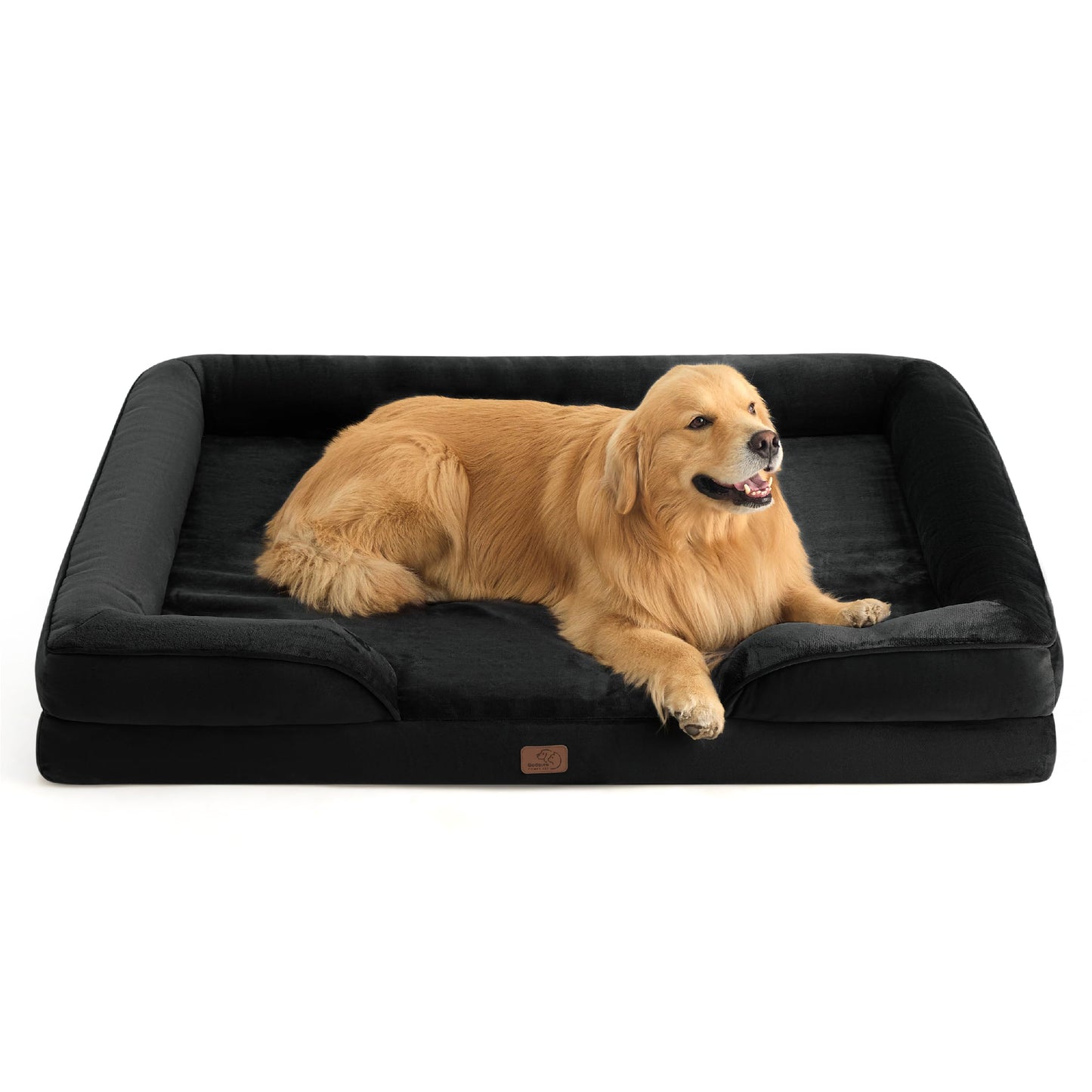 Bedsure Orthopedic Large Dog Bed – Washable, Waterproof, Non-Slip, Grey (35")