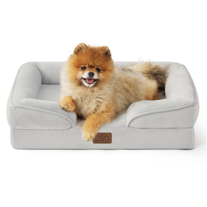 Bedsure Orthopedic Large Dog Bed – Washable, Waterproof, Non-Slip, Grey (35")