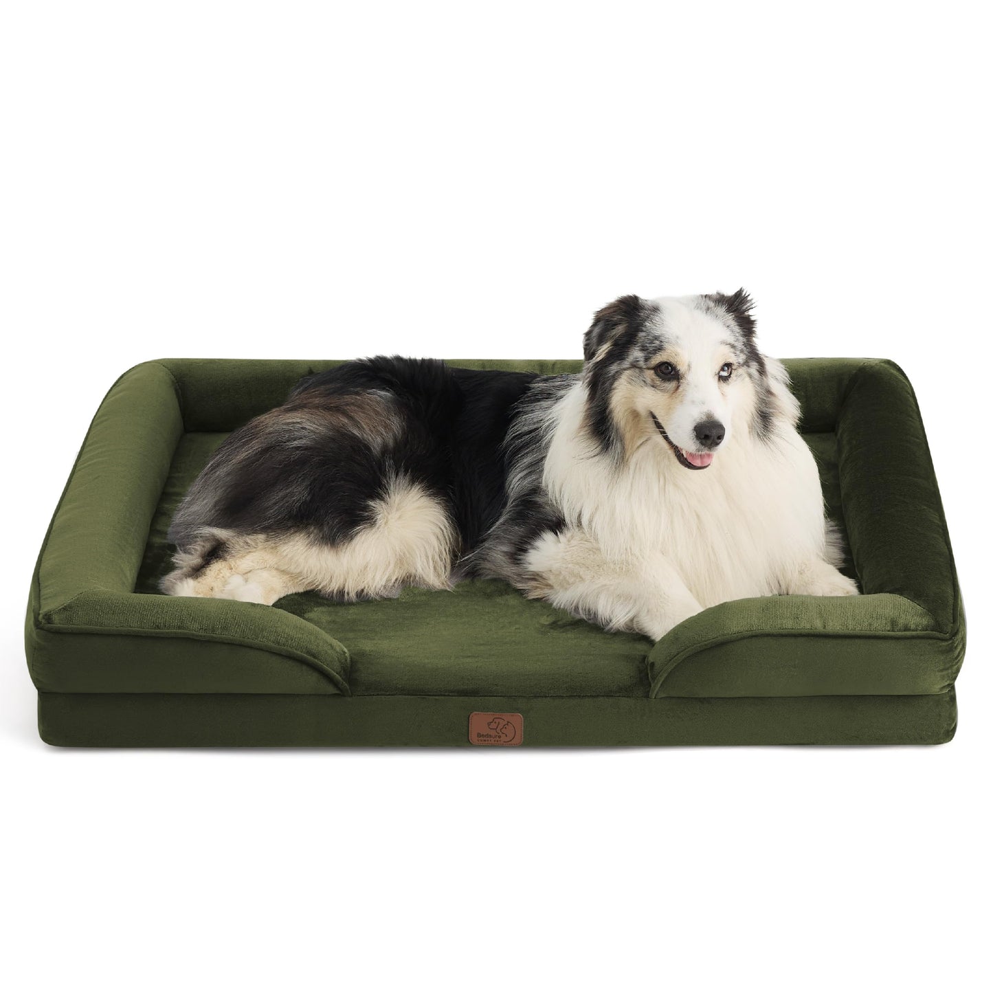 Bedsure Orthopedic Large Dog Bed – Washable, Waterproof, Non-Slip, Grey (35")