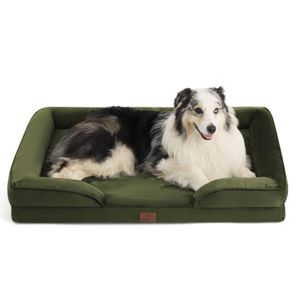 Bedsure Orthopedic Large Dog Bed – Washable, Waterproof, Non-Slip, Grey (35")