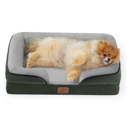 Bedsure Orthopedic Large Dog Bed – Washable, Waterproof, Non-Slip, Grey (35")