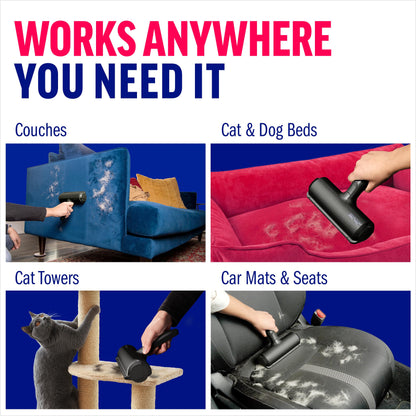 ChomChom Pet Hair Remover — Reusable Lint Roller for Cats & Dogs (White)